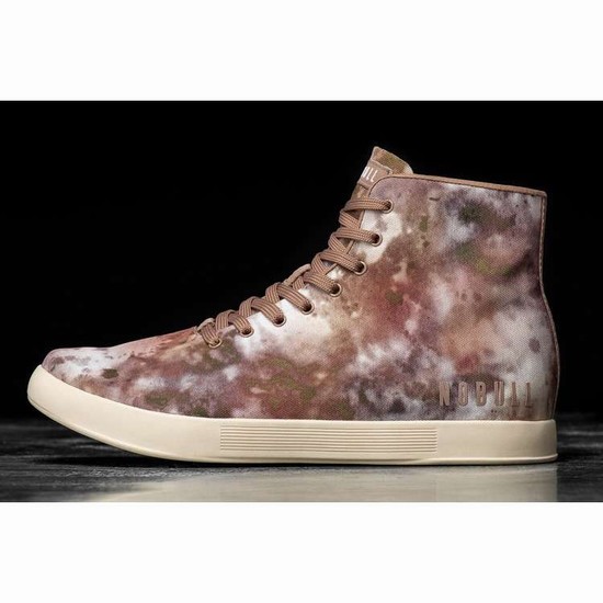 Tenis Deportivos Nobull High-top Earth Tie-dye Lona Trainer Mujer Coral | MX-16503