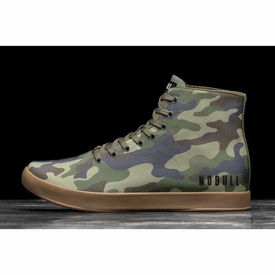 Tenis Deportivos Nobull High-top Forest Camo Lona Trainer Hombre Camuflados | MX-85857