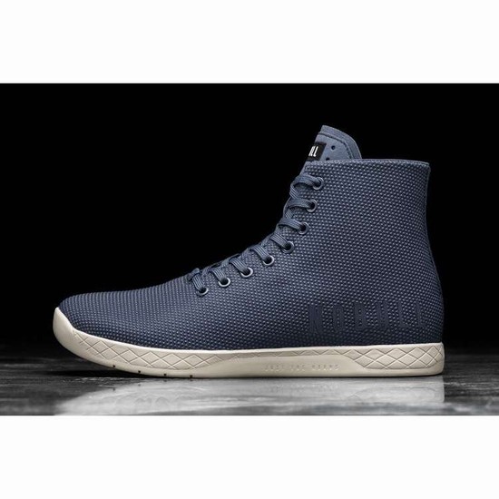 Tenis Deportivos Nobull High-top Navy Ivory Trainer Hombre Azul Marino | MX-14746