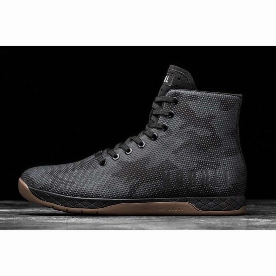 Tenis Deportivos Nobull High-top Night Camo Trainer Hombre Negros | MX-23051