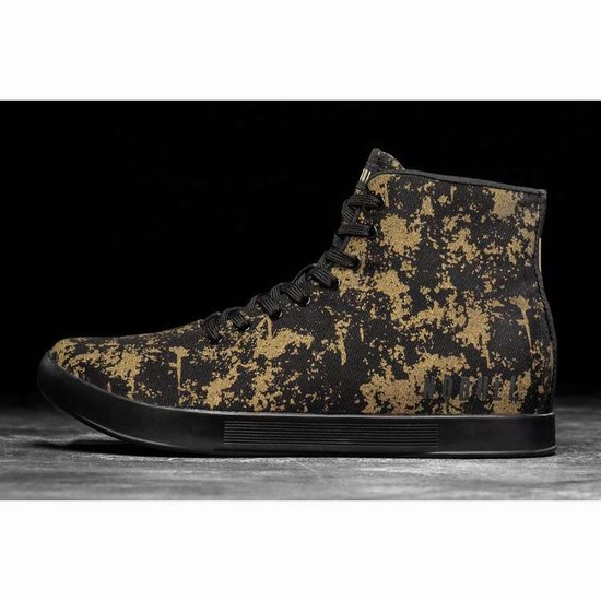 Tenis Deportivos Nobull High-top Pride Lona Trainer Mujer Negros Amarillos | MX-90433