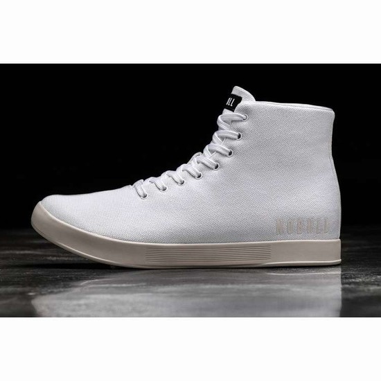 Tenis Deportivos Nobull High-top White Ivory Lona Trainer Mujer Blancos | MX-22455