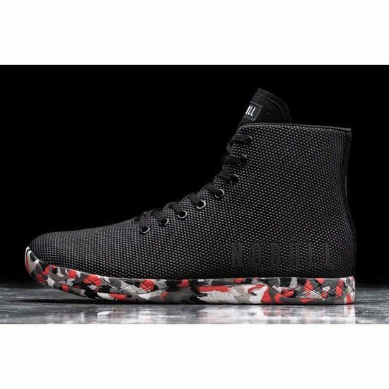 Tenis Deportivos Nobull High-top Wild Storm Trainer Hombre Negros Rojos | MX-69004