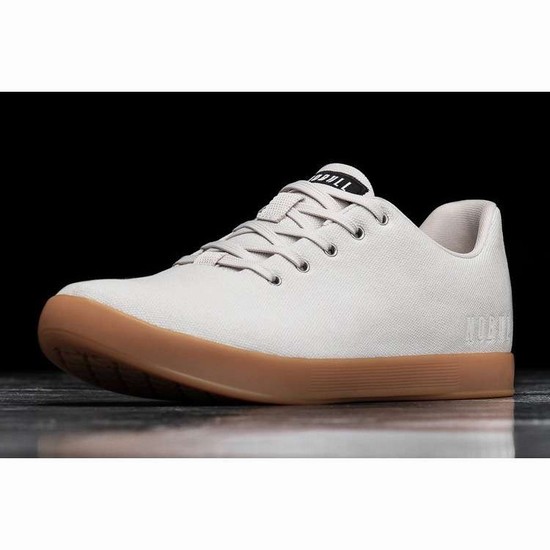 Tenis Deportivos Nobull Ivory Gum Lona Trainer Hombre Blancos | MX-51215