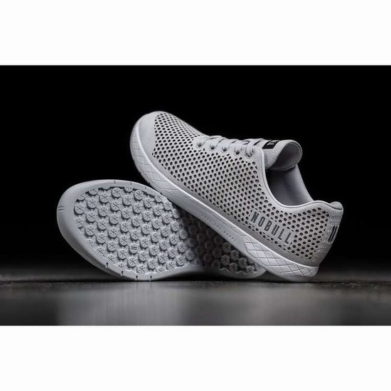 Tenis Deportivos Nobull Light Grey Gamuza Trainer Mujer Blancos | MX-31099