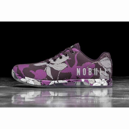 Tenis Deportivos Nobull Magnolia Trainer Hombre Morados Blancos | MX-15443