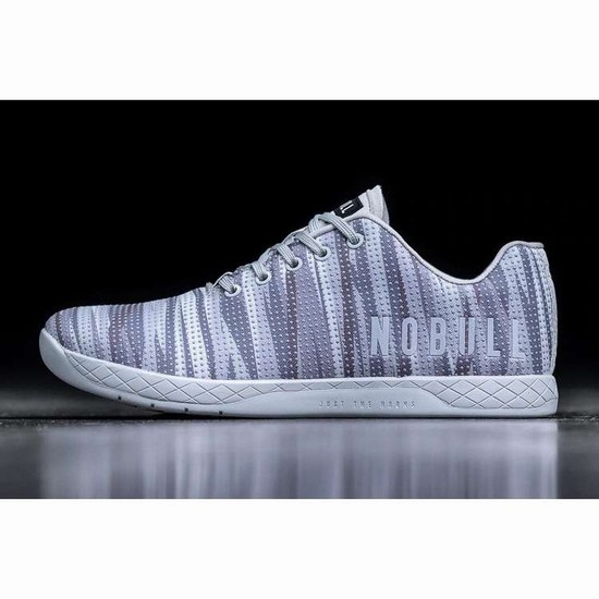 Tenis Deportivos Nobull Matrix Burst Trainer Hombre Blancos Grises | MX-79576