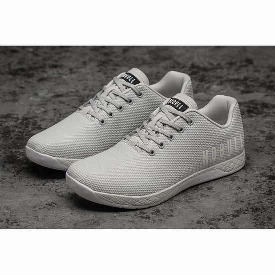 Tenis Deportivos Nobull Moon Rock Trainer Hombre Blancos | MX-65288