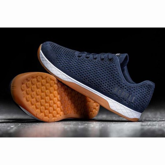 Tenis Deportivos Nobull Navy Gamuza Trainer Mujer Azul Marino | MX-60993