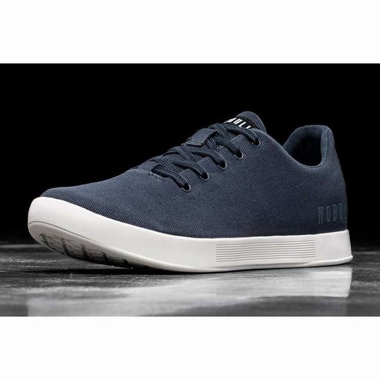 Tenis Deportivos Nobull Navy Ivory Lona Trainer Mujer Azul Marino | MX-20206