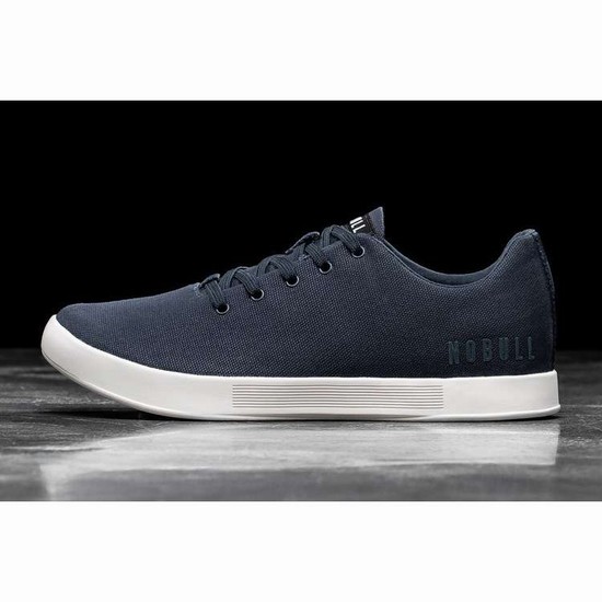 Tenis Deportivos Nobull Navy Ivory Lona Trainer Hombre Azul Marino | MX-89777