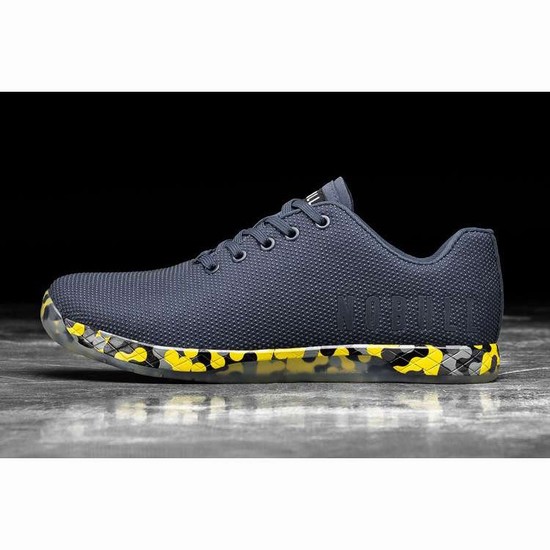 Tenis Deportivos Nobull Navy Radial Trainer Hombre Azul Marino Amarillos | MX-64503
