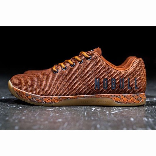 Tenis Deportivos Nobull Orange Heather Trainer Mujer Marrom | MX-10763