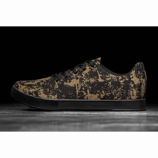 Tenis Deportivos Nobull Pride Lona Trainer Mujer Negros Amarillos | MX-64017