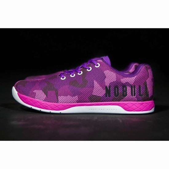 Tenis Deportivos Nobull Purple Camo Trainer Mujer Morados | MX-17440