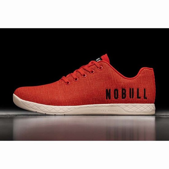 Tenis Deportivos Nobull Red Heather Trainer Hombre Rojos | MX-36529