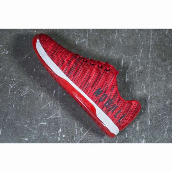 Tenis Deportivos Nobull Red Linear Trainer Hombre Rojos | MX-77011