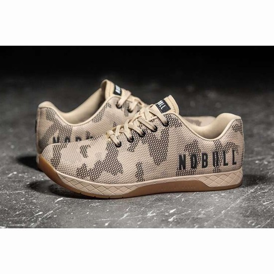 Tenis Deportivos Nobull Sand Camo Trainer Mujer Beige | MX-19827
