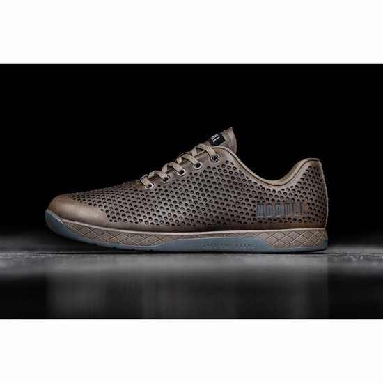 Tenis Deportivos Nobull Sand Cuero Trainer Mujer Marrom | MX-17127