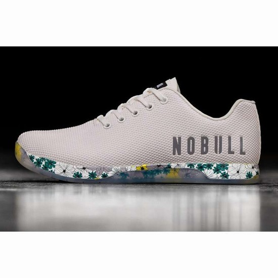 Tenis Deportivos Nobull Spring Fling Trainer Mujer Blancos Verdes Amarillos | MX-78898