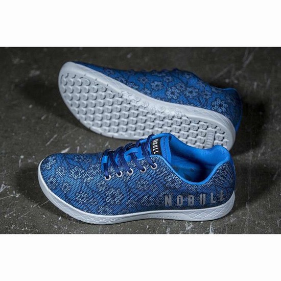 Tenis Deportivos Nobull Spring Floral Trainer Hombre Azules | MX-32763