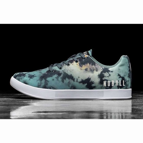 Tenis Deportivos Nobull Teal Tie-dye Lona Trainer Mujer Turquesa Negros | MX-16951