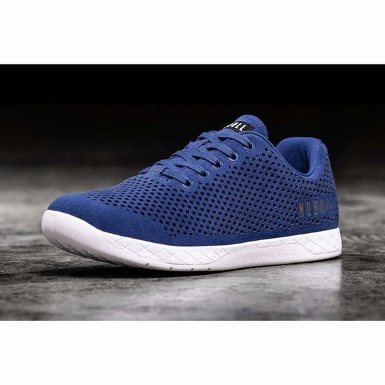 Tenis Deportivos Nobull True Blue Gamuza Trainer Hombre Azules | MX-15866