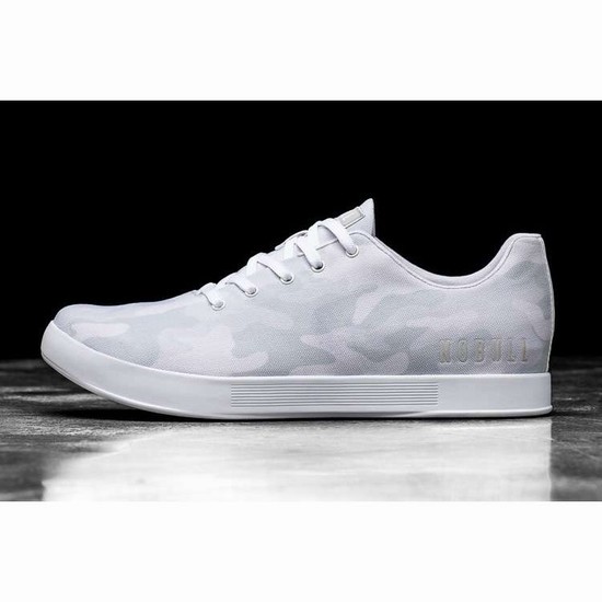 Tenis Deportivos Nobull White Camo Lona Trainer Mujer Blancos | MX-55845