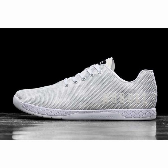Tenis Deportivos Nobull White Camo Trainer Hombre Blancos | MX-19538