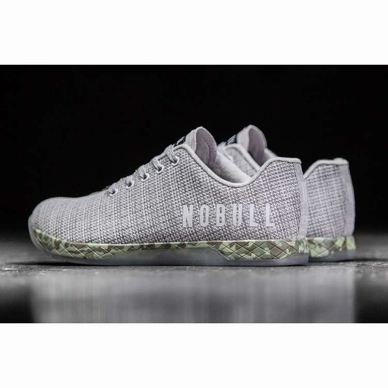 Tenis Deportivos Nobull White Heather Forest Trainer Mujer Grises Camuflados | MX-56329