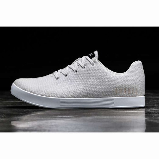 Tenis Deportivos Nobull White Lona Trainer Hombre Blancos | MX-19104