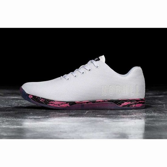 Tenis Deportivos Nobull White Spill Trainer Hombre Blancos Rojos | MX-83984