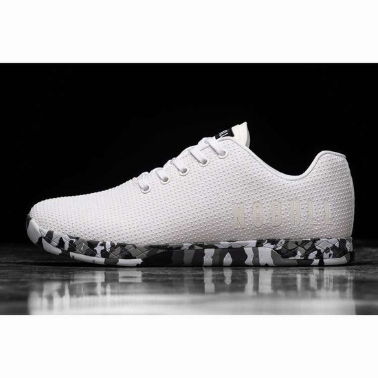 Tenis Deportivos Nobull White Wild Granite Trainer Hombre Blancos Negros | MX-35202