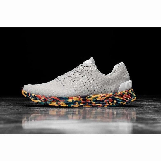 Tenis Para Correr Nobull Arctic Wild Marigold Ripstop Runner Hombre Blancos Multicolor | MX-61286