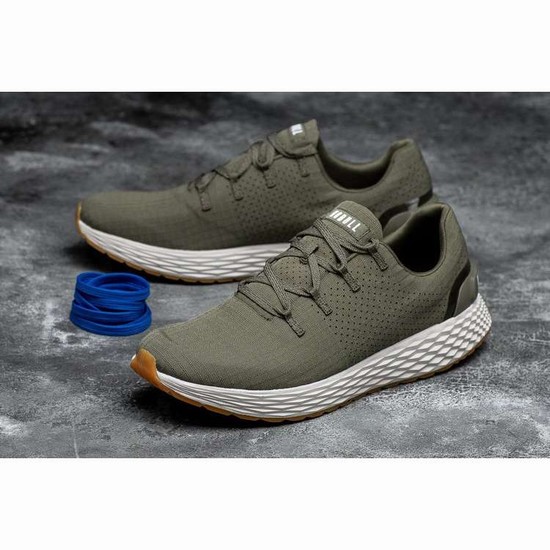 Tenis Para Correr Nobull Army Ripstop Runner Hombre Verde Oliva | MX-28003