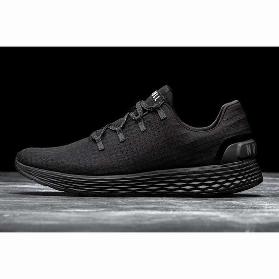 Tenis Para Correr Nobull Black Ripstop Runner Mujer Negros | MX-86225