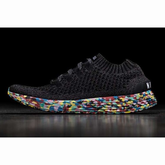 Tenis Para Correr Nobull Black Wild Knit Runner Mujer Negros Multicolor | MX-24188