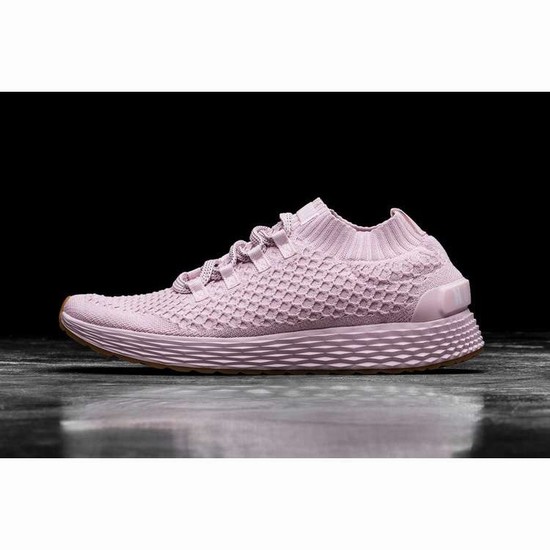 Tenis Para Correr Nobull Blush Knit Runner Hombre Rosas | MX-41151