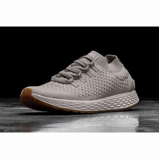 Tenis Para Correr Nobull Desert Knit Runner Mujer Grises | MX-65942
