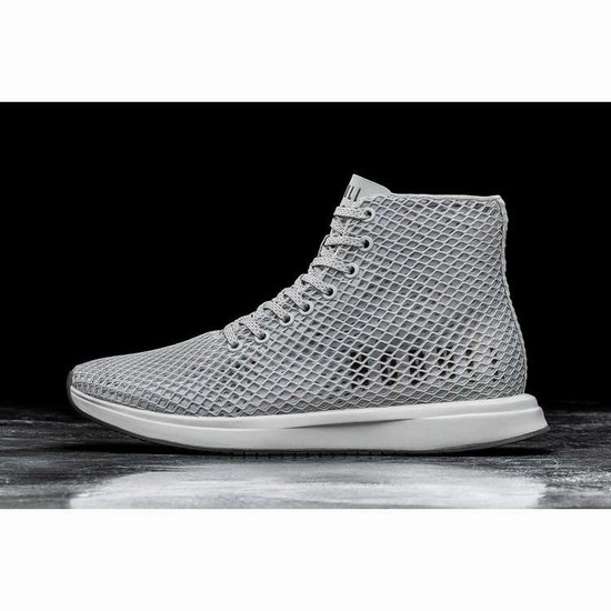Tenis Para Correr Nobull High-top Arctic Mesh Runner Mujer Grises | MX-52646