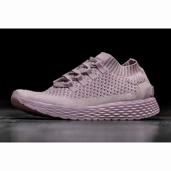 Tenis Para Correr Nobull Lilac Knit Runner Hombre Rosas | MX-13117