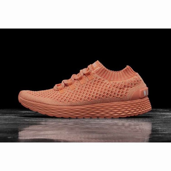 Tenis Para Correr Nobull Melon Knit Runner Mujer Coral | MX-26679