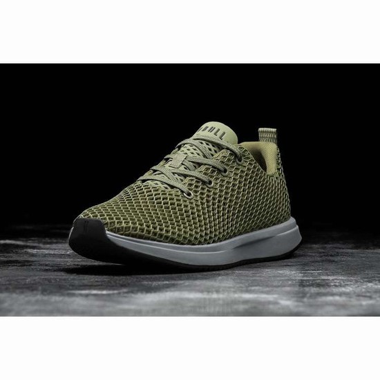 Tenis Para Correr Nobull Moss Mesh Runner Mujer Verde Oliva | MX-24186