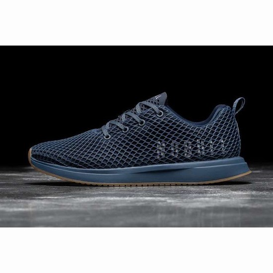 Tenis Para Correr Nobull Navy Mesh Runner Hombre Azul Marino | MX-65393
