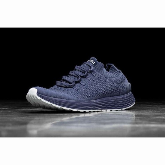 Tenis Para Correr Nobull Navy Reflective Knit Runner Hombre Azul Marino | MX-20014