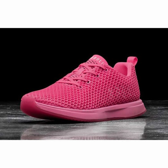 Tenis Para Correr Nobull Neon Pink Mesh Runner Hombre Rosas | MX-12804