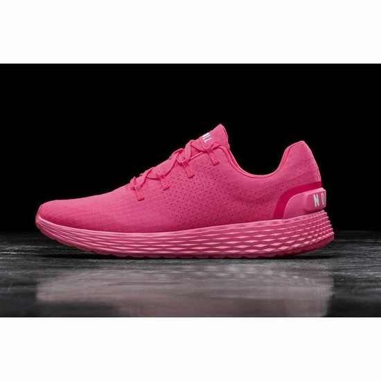 Tenis Para Correr Nobull Neon Pink Ripstop Runner Hombre Rosas | MX-58966