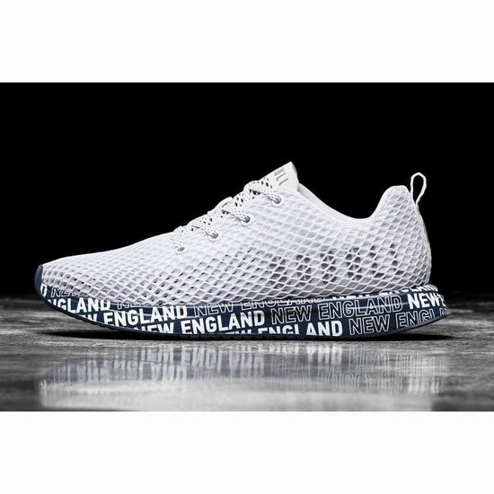 Tenis Para Correr Nobull New England Mesh Runner Mujer Blancos | MX-66464