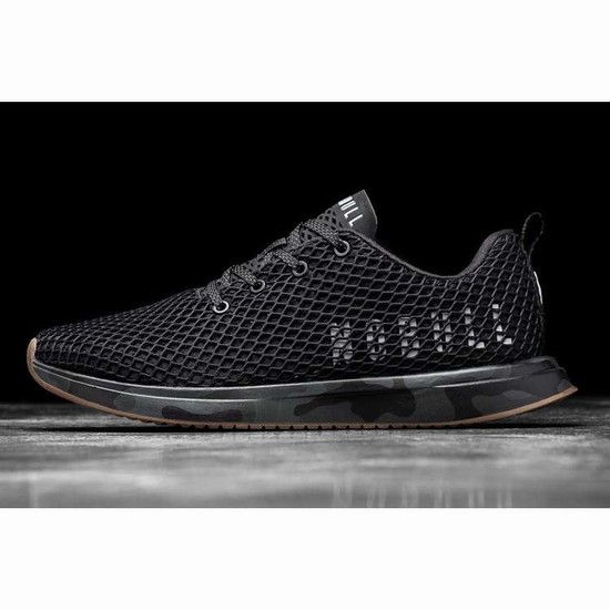 Tenis Para Correr Nobull Night Camo Mesh Runner Hombre Negros | MX-49743