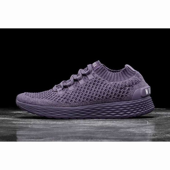 Tenis Para Correr Nobull Nightshade Knit Runner Hombre Morados | MX-20288
